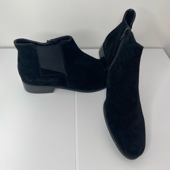 Vaneli Nordstrom Talita.Black Suede Womens Chelsea Boots - Picture 1 of 6